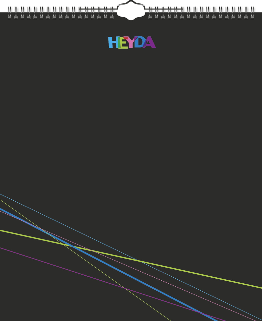 Перекидний календар Heyda 29,7 x 35 см Чорний (2070480)