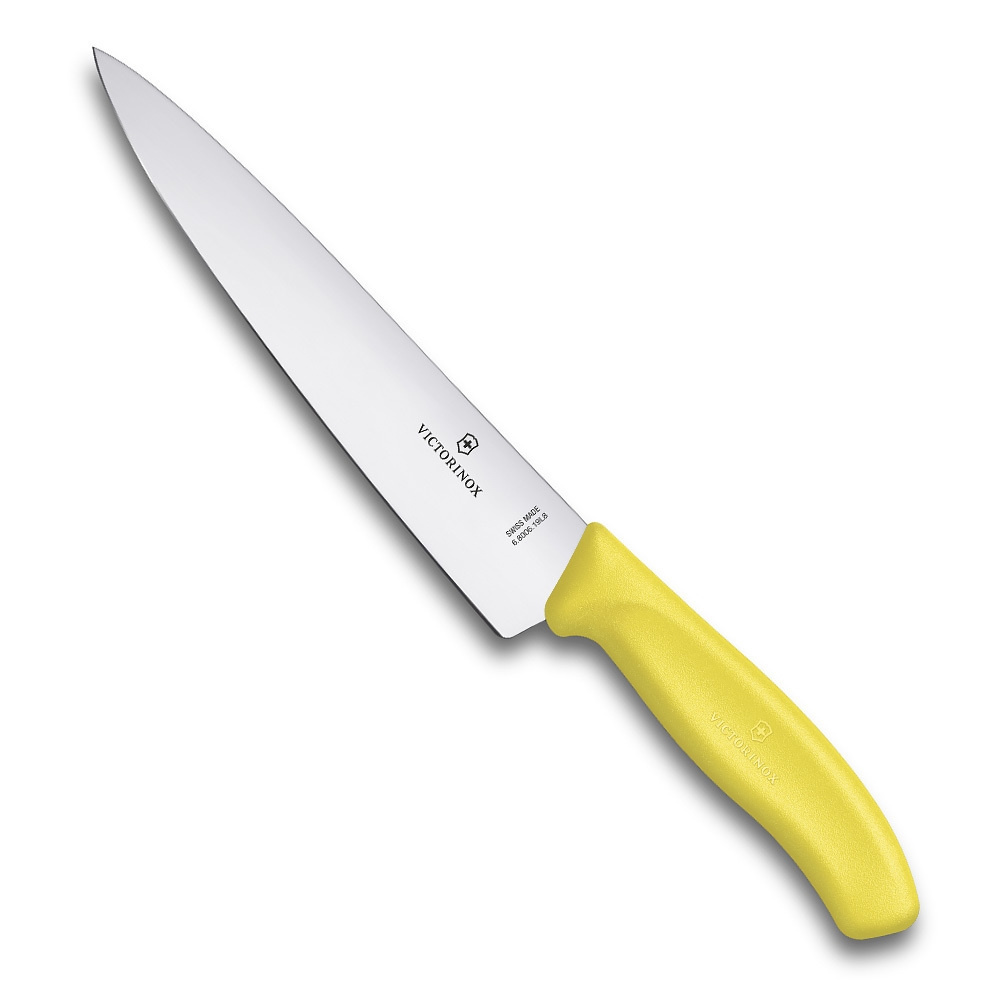 Кухонний ніж обробний Victorinox Swiss Classic Carving 19 см Жовтий (6.8006.19L8B)