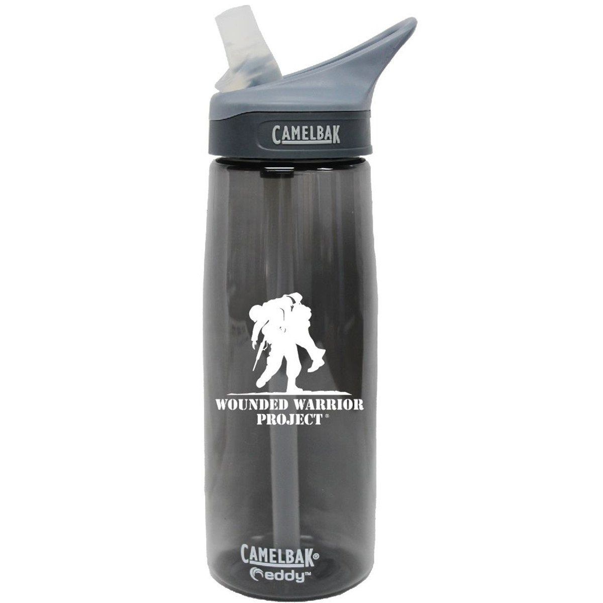 Пляшка для води Camelbak Eddy 7.62 Wounded Warrior CHARCOAL (E100-0609W)