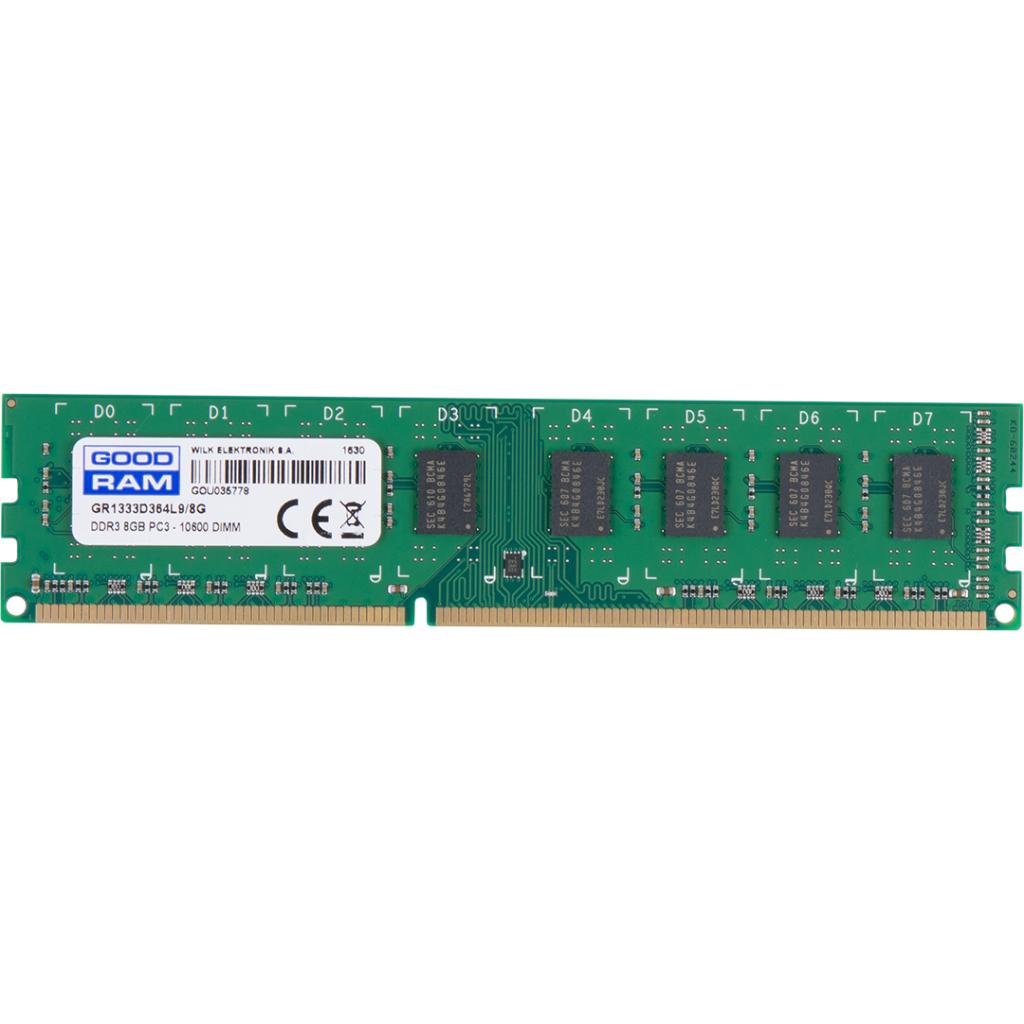 Оперативна пам'ять для комп'ютера DDR3 8GB 1333 MHz GOODRAM (GR1333D364L9/8G)