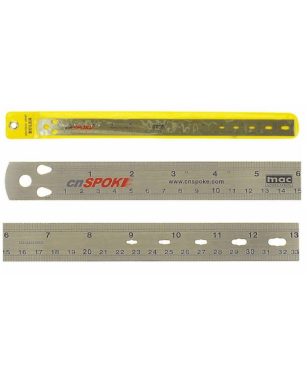 Лінійка CnSpoke для вимірювання довжини шприх Сріблястий (A-N-0045)
