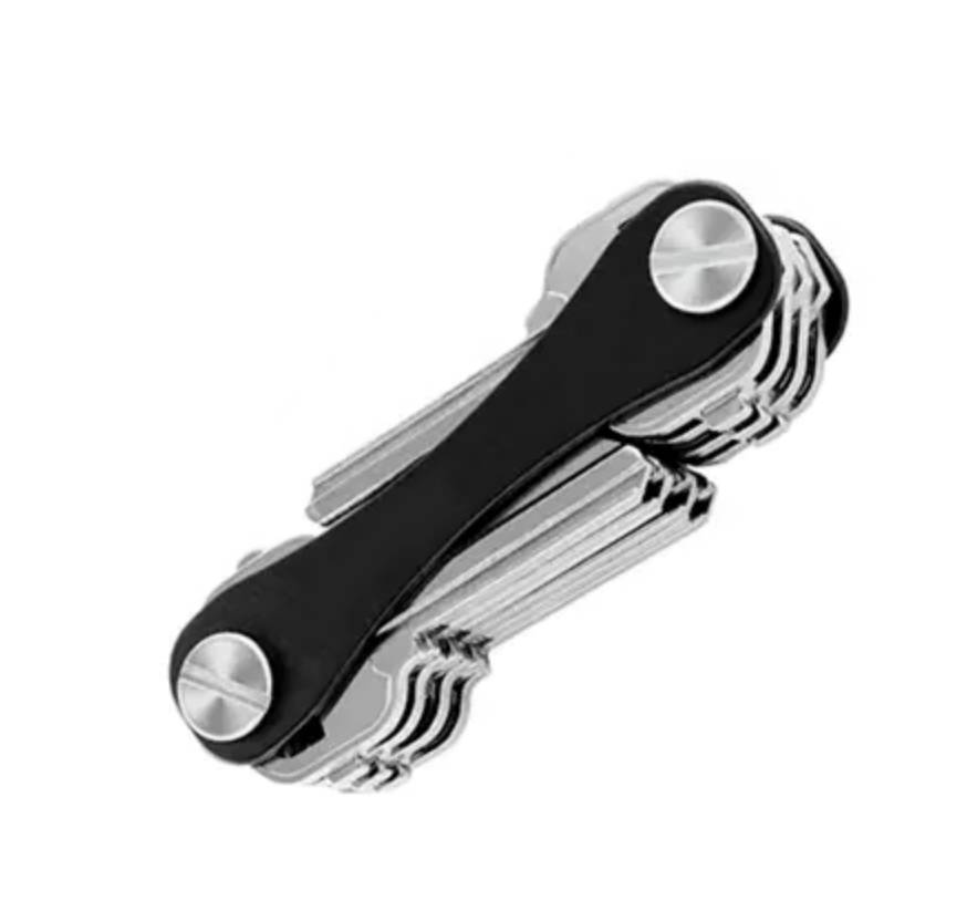 Брелок-ключница компактный органайзер KeySmart до 8 ключей Black