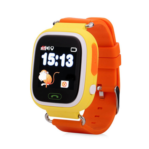 Детские умные часы-телефон с GPS трекером Smart Watch Q90 Жёлтые