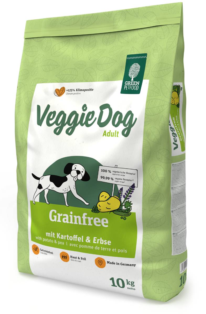 Вегетаріанський корм для собак Green Petfood VeggieDog Grainfree 10 кг
