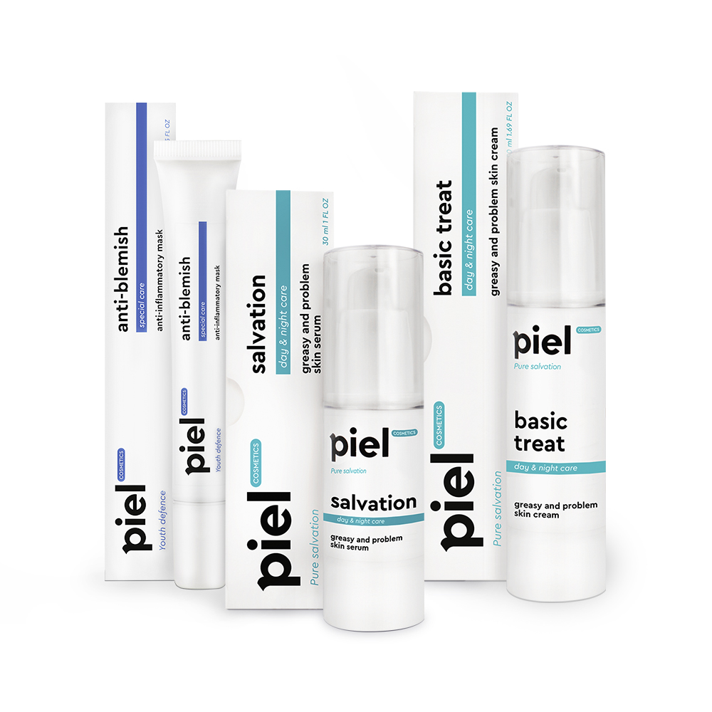 Комплекс Проблемна шкіра Piel Cosmetics 3 шт