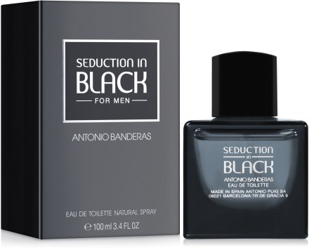Туалетная вода Antonio Banderas Seduction in Black для мужчин - edt 100 ml (ST2-6352)