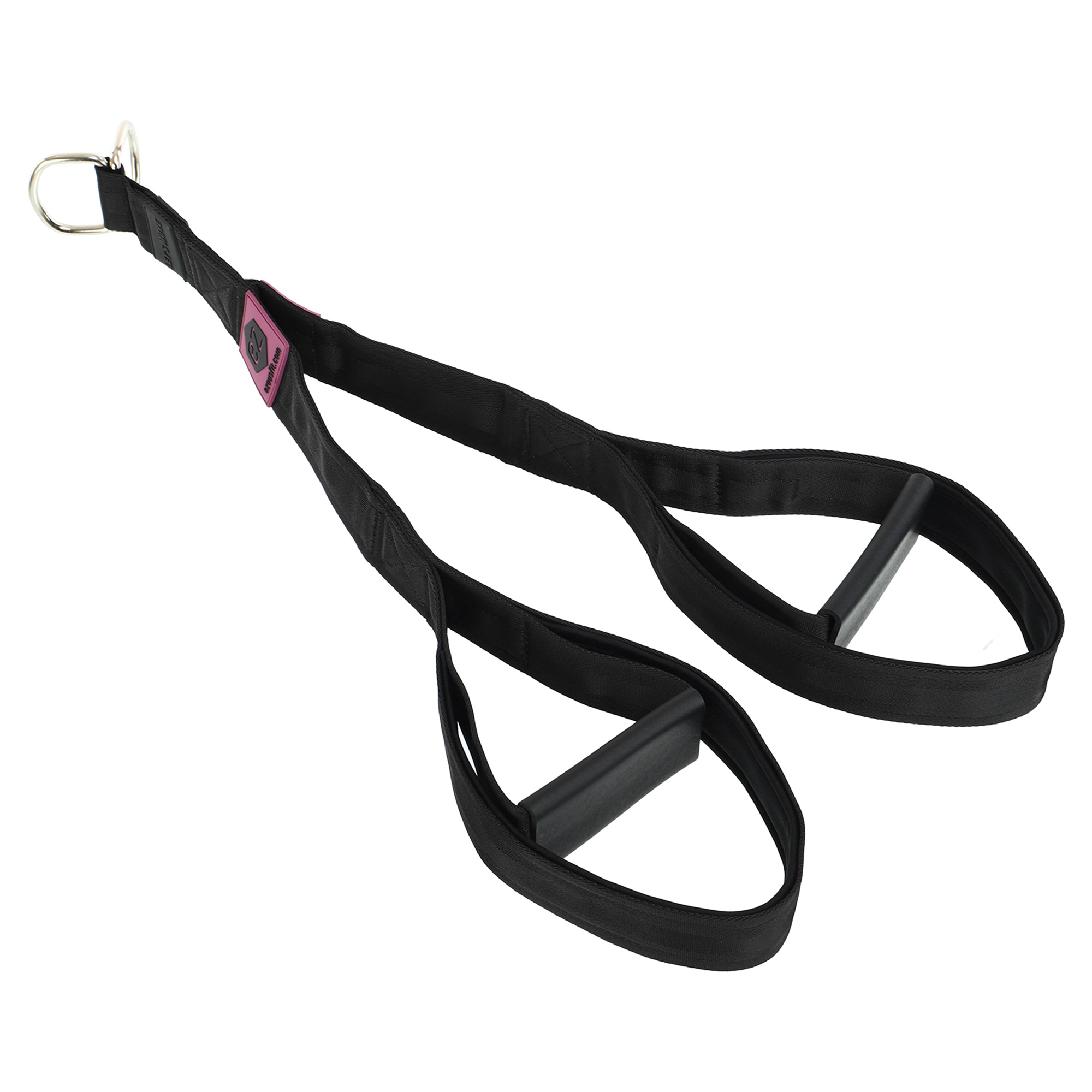 Канат для тяги на трицепс с двойным хватом EZOUS F-10 SOFT TRICEP ROPE 73х5,5 см Черный
