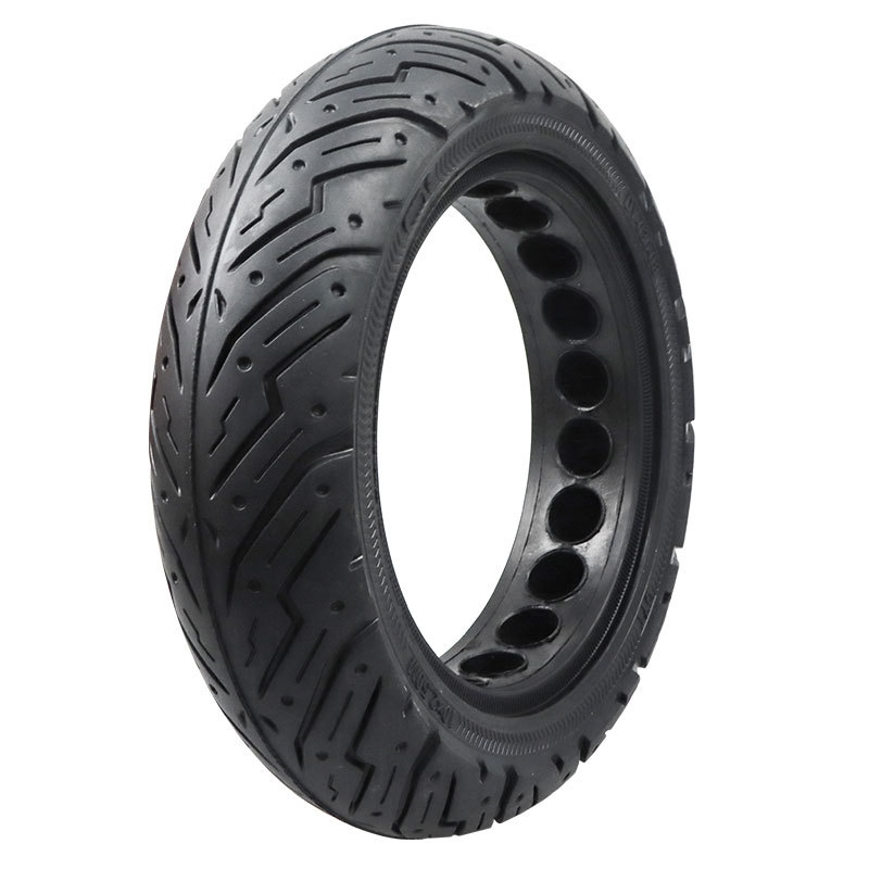 Бескамерная шина для электросамоката с амортизирующим рисунком SX 10x2.50 М Black (V4T-0031-15-1)
