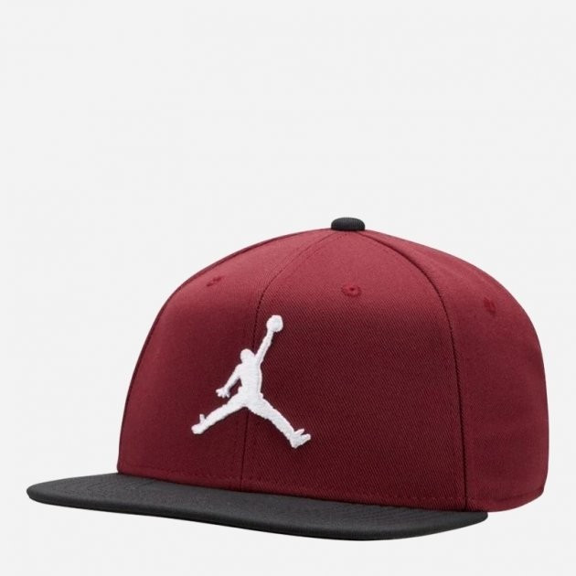 Кепка Jordan Pro Jumpman Snapback One Size Темно-красный (AR2118-680)