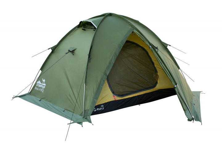 Двухместная палатка Tramp ROCK 2 (V2) TRT-027 Green