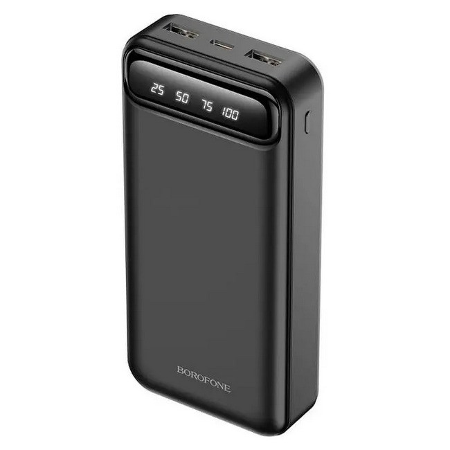 УМБ повербанк Power Bank BOROFONE BJ14A 20000 mAh, 2USB, Type-C, 2A, чорне