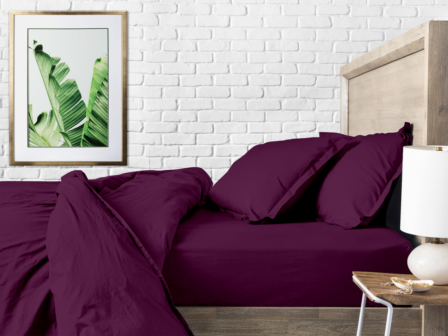 Дитяча підковдра COSAS DARK CHERRY Ранфорс 110х140 см Вишневий