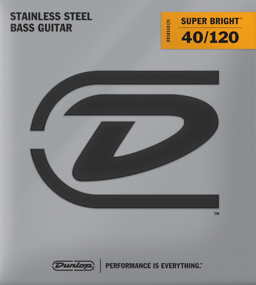 Струны для бас-гитары Dunlop DBSBS40120 Super Bright Steel Bass 5 Strings Light 40/120