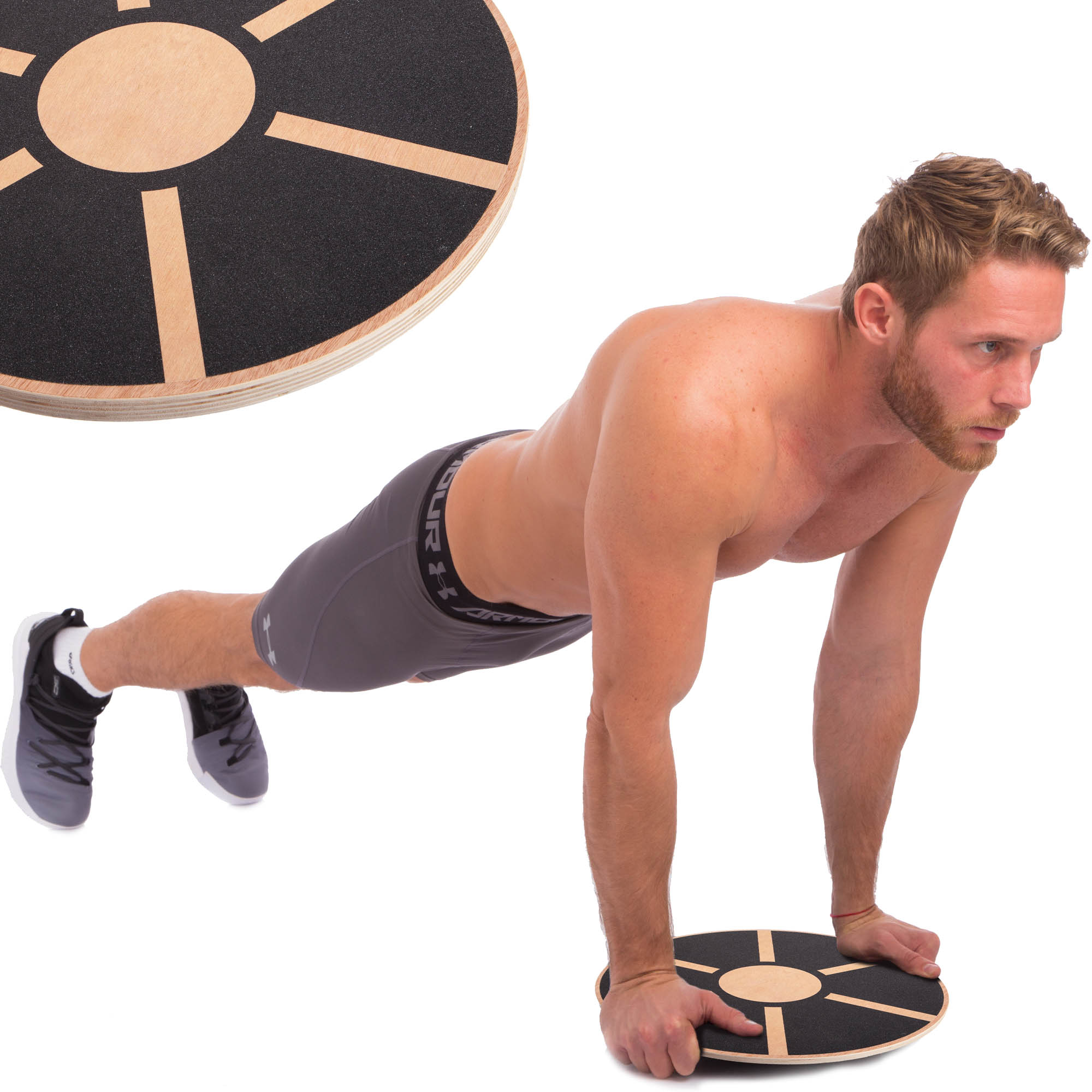 Диск балансировочный WOODEN BALANCE BOARD Zelart FI-0912