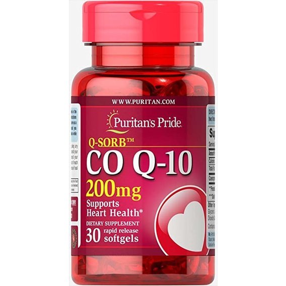 Коэнзим Puritan's Pride Q-Sorb Co Q-10 200 mg 30 Softgels