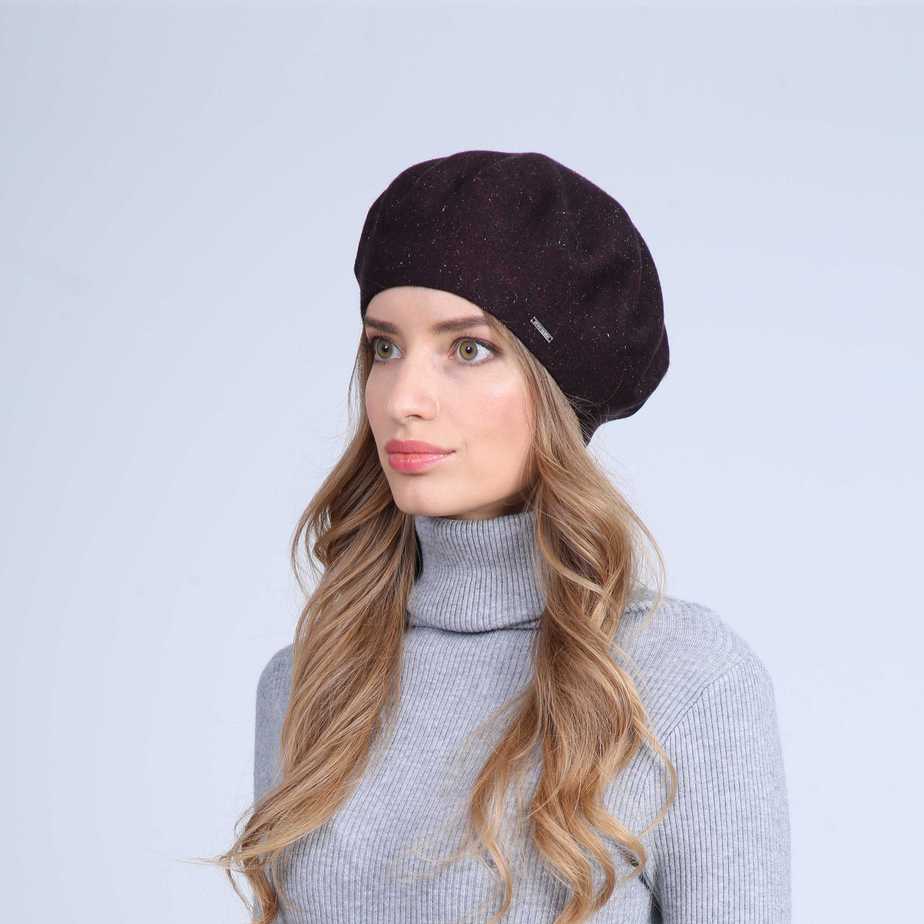 Берет LuckyLOOK 291-791 One size Бордовий