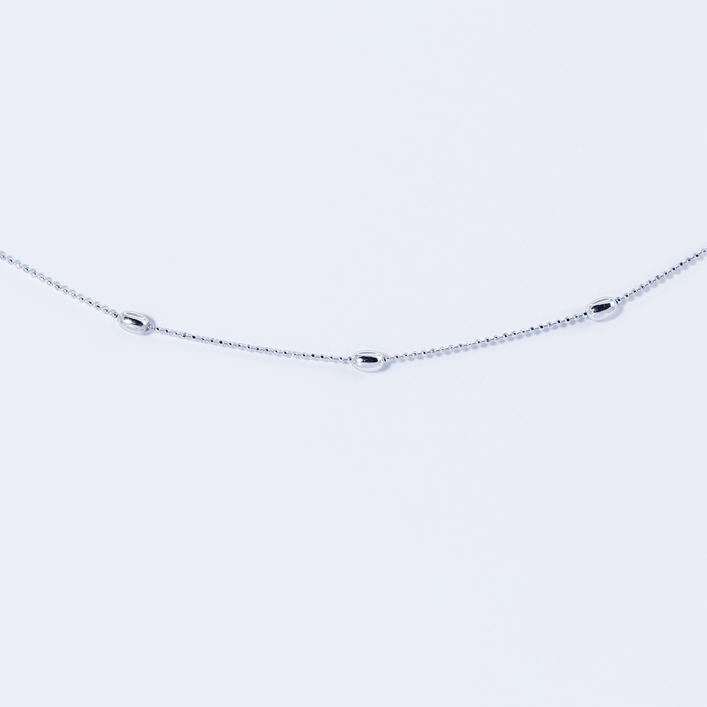 Колье серебрянное INFINI родированное kl2-83