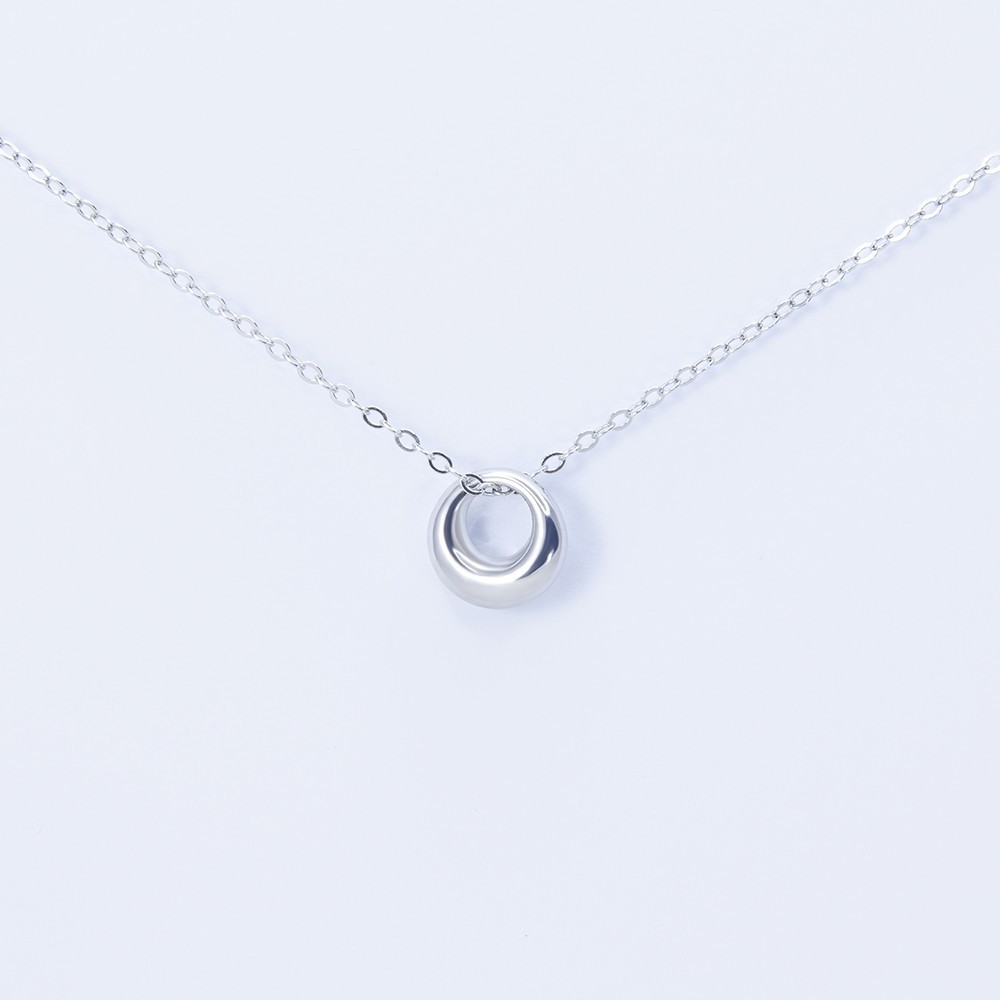 Колье серебрянное Infini родированное kl2-44 40+5 см