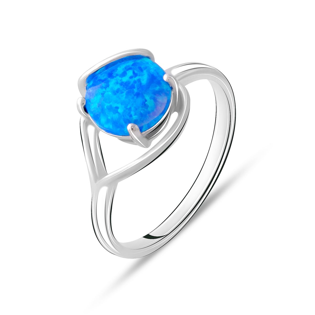 Серебряное кольцо SilverBreeze с опалом 0.775ct (2072843) 18 размер
