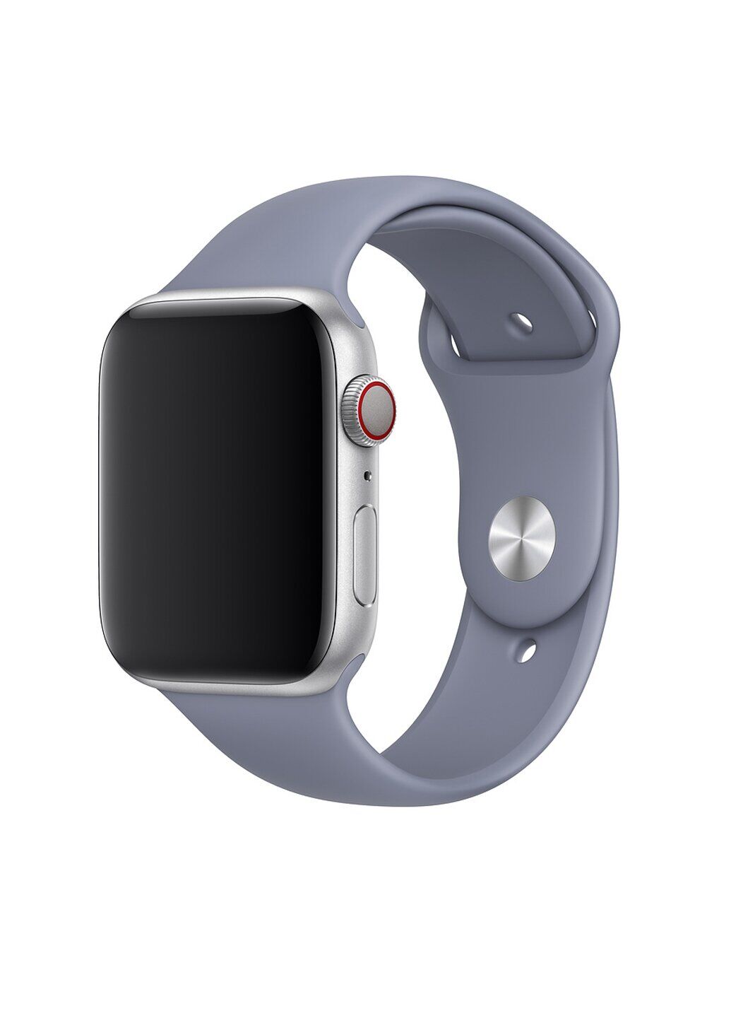 Ремешок Sport Band для Apple Watch 42/44mm силиконовый серый спортивный size(s) ARM Series 6 5 4 3 2 1 Lavender Gray