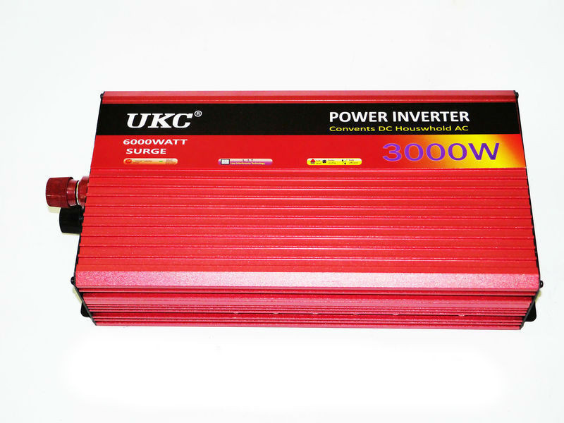 Инвертор автомобильный UKC 24V-220V AR 3000W c функцией плавного пуска