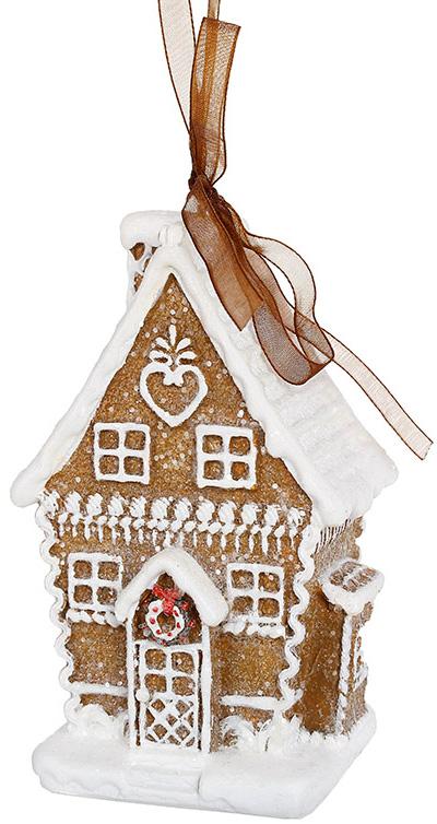 Елочные игрушки набор BonaDi Gingerbread house 7х6х11 см Разноцветный 6 шт DP232299