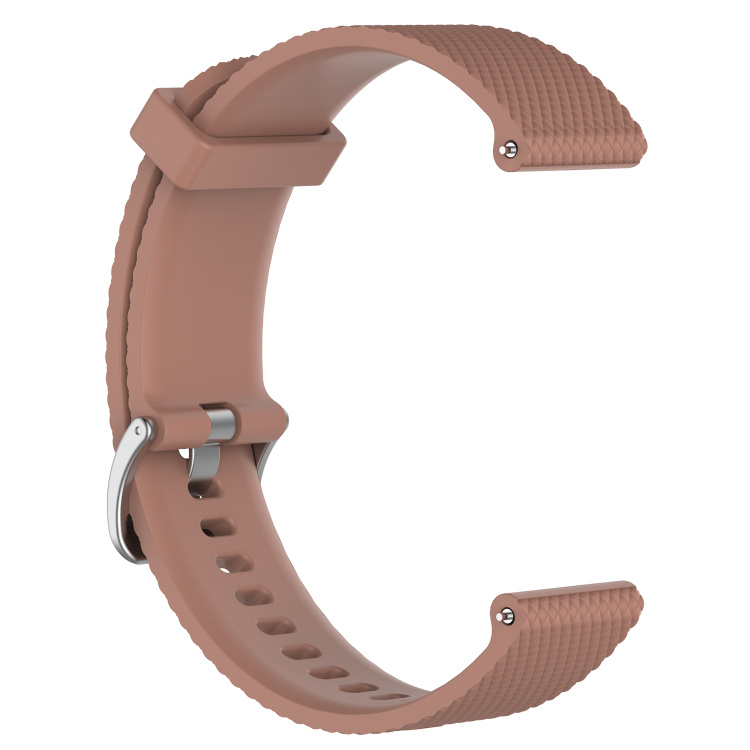 Ремешок силиконовый 20мм для Samsung Galaxy Watch 42 | 3 41 mm | Active | Active 2 BeWatch GT Коричневый (1011406)
