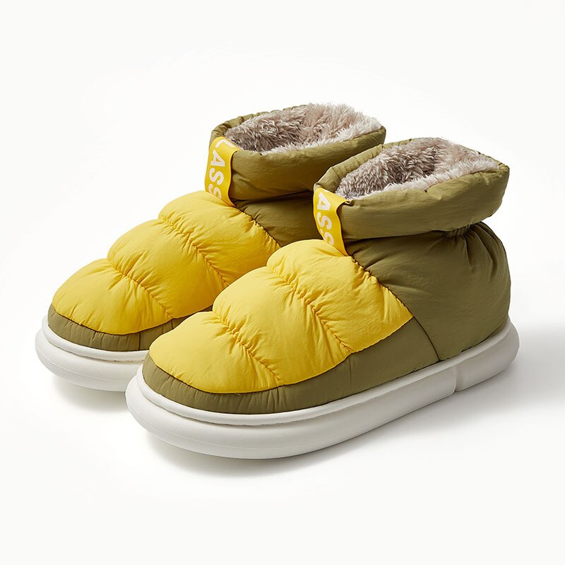 Женские ботинки SNOOPY GaLosha желто-зеленые 40-41 (26-26,5 см) (3972)