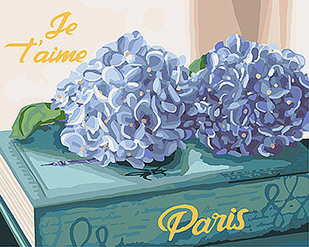 Картина за номерами Ідейка Улюблений Париж 40х50см