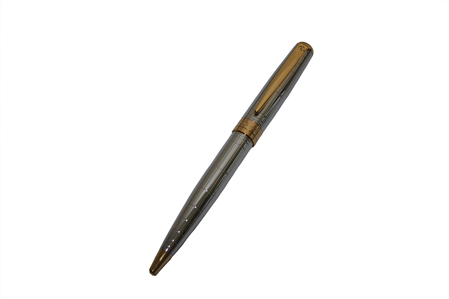 Ручка шариковая Pierre Cardin Royal Черная Серебристый корпус (PC6301BP-G)