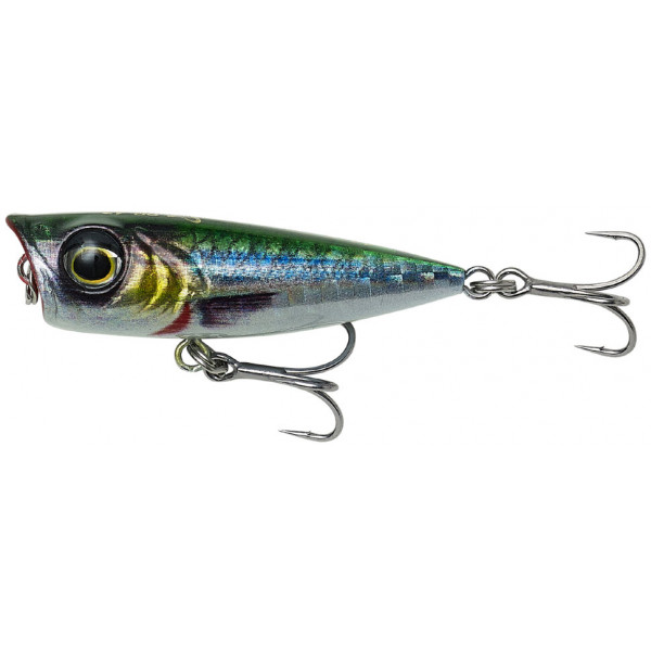 Воблер Savage Gear 3D Minnow Popper F 43mm 2.6g Синій/Зелений (1013-1854.16.94)