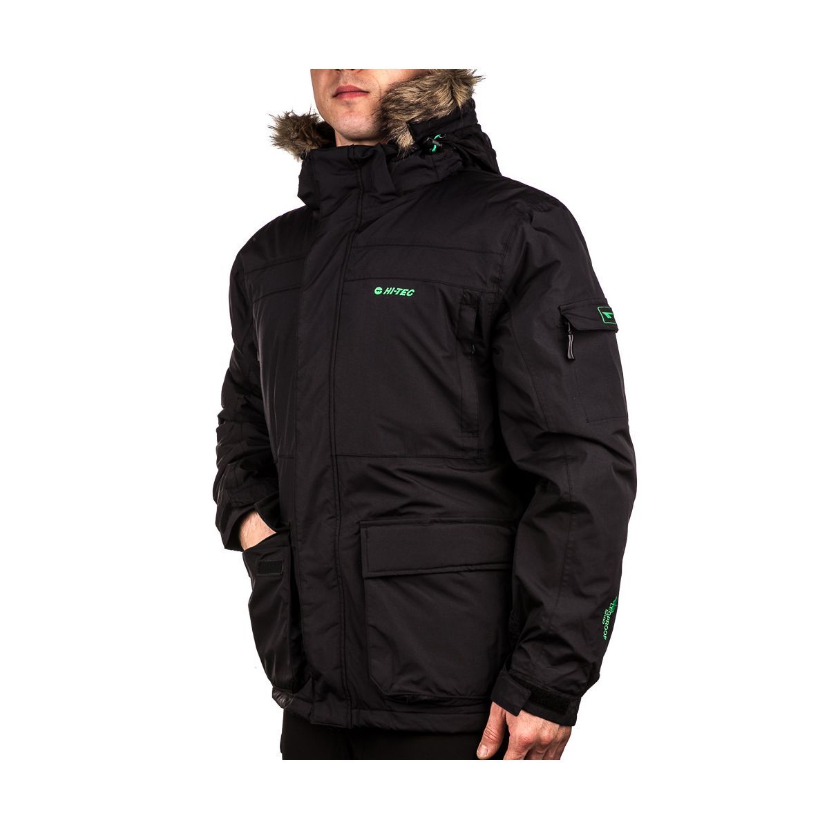 Куртка Hi-Tec Marcus Black Green L Чорний (MarcusBG)