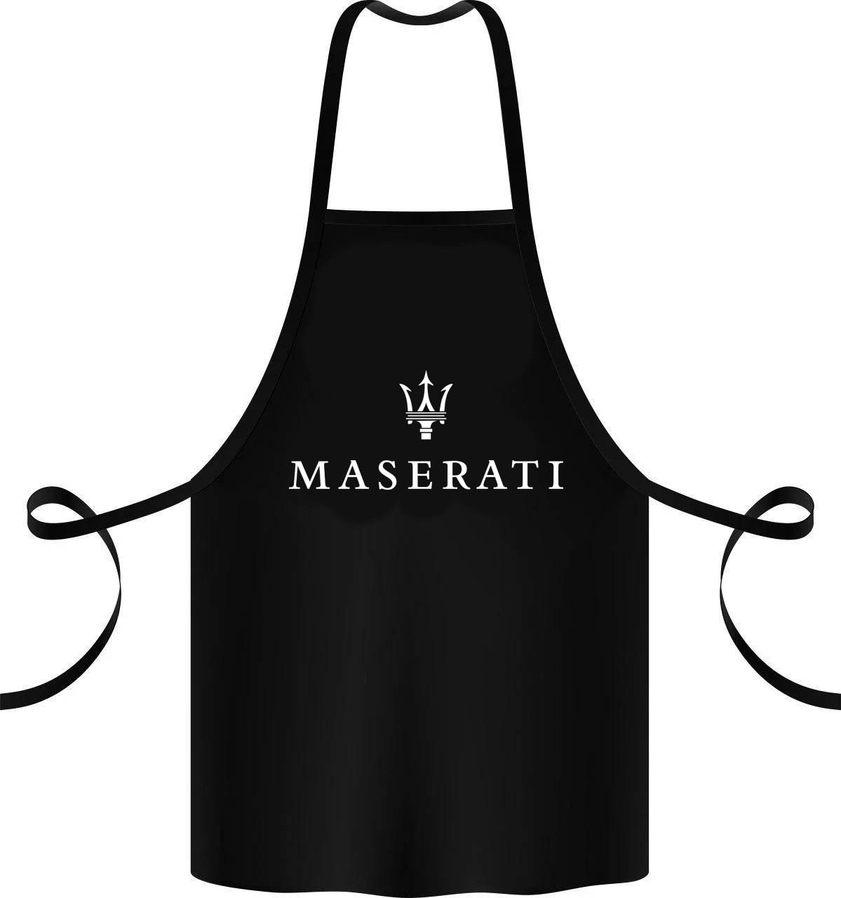 Фартук с принтом Кавун Maserati 68 см Черный