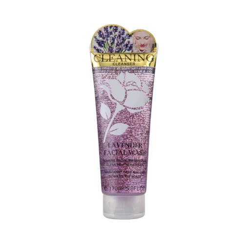 Гель-скраб для вмивання Wokali Lavender Foaming Facial Wash Scrub 170мл