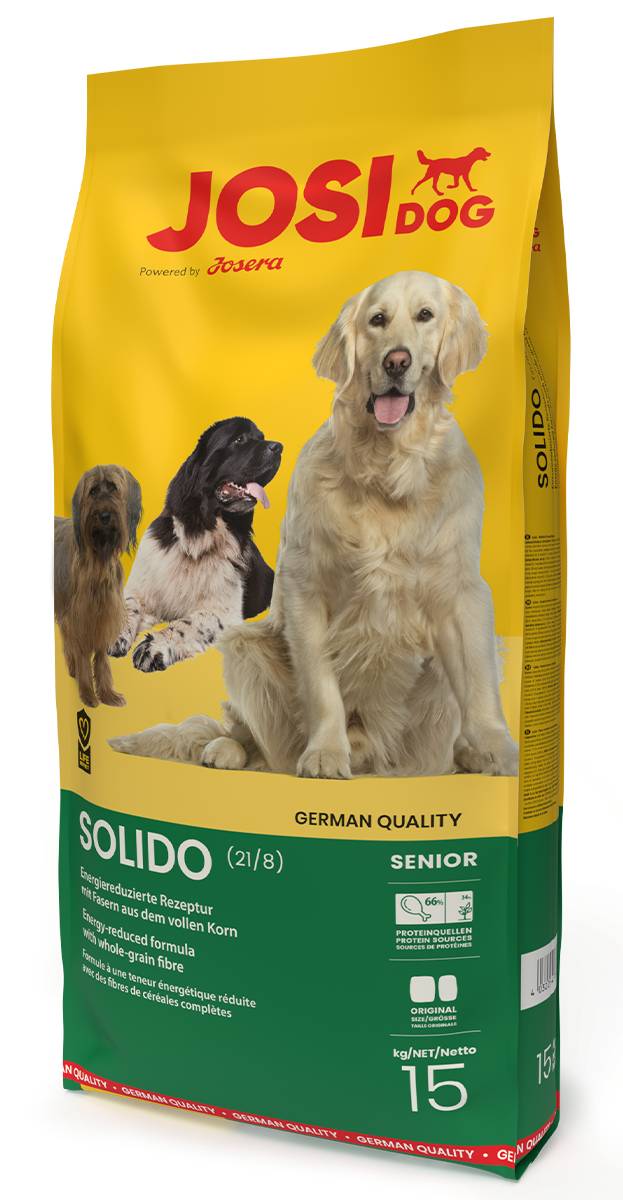 Корм для старых собак JosiDog Solido 15 кг