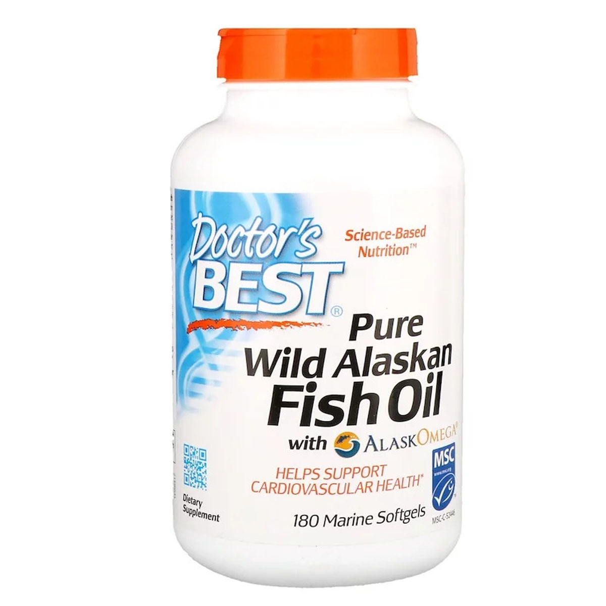 Аляскинський риб'ячий жир Doctor's Best Fish Oil with AlaskOmegа 180 капсул (DRB00417)