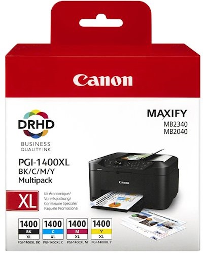 Картридж Canon PGI-1400XL Cyan/Magenta/Yellow/ Black Multi Pack (6319735)