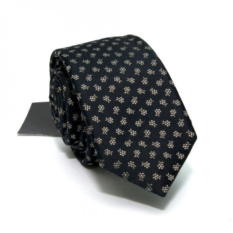 Краватка Zara Синій З Квітами Gzr-1301