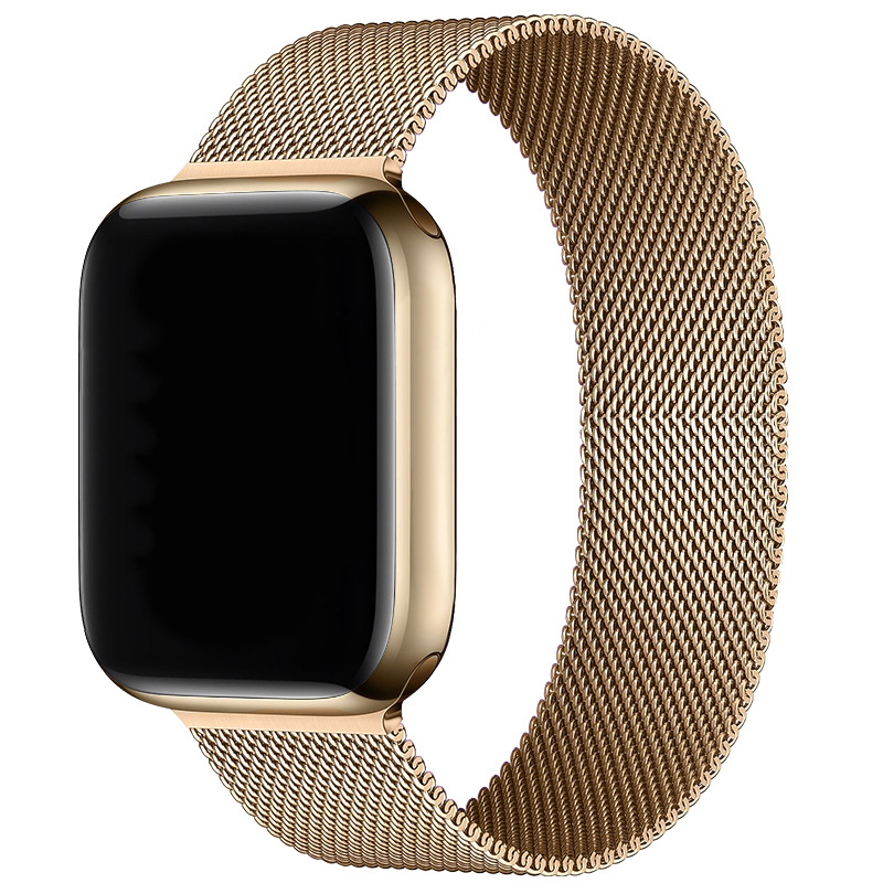 Ремінець металічний ANbeauty Apple Watch 42/44/45/49 mm Gold (AN0103071)