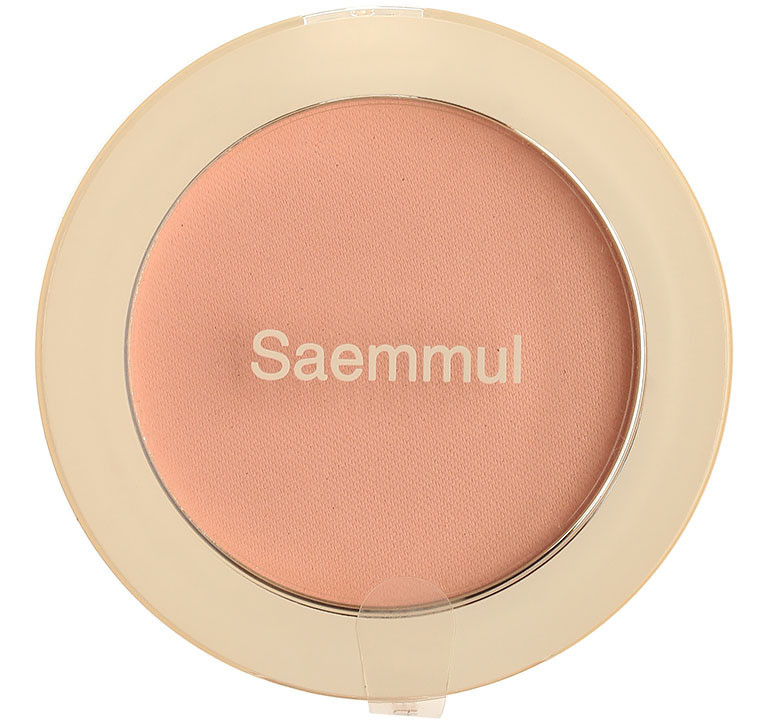 Однотонные румяна The Saem Saemmul Single Blusher BE02 Flash Beige 5 г (8806164152232)