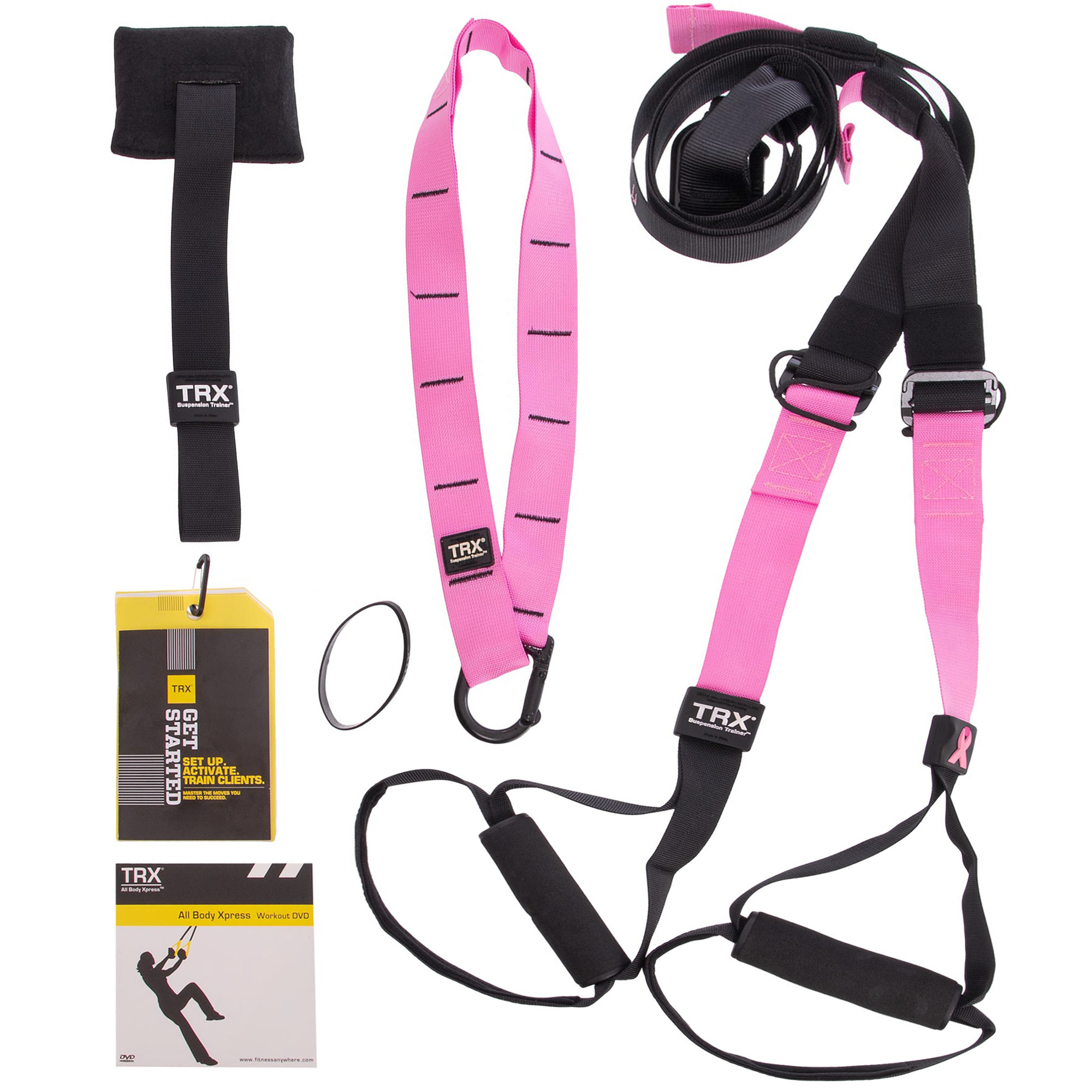 Петли TRX PRO PACK HOME PINK P3 FI-3726-P Черный-розовый