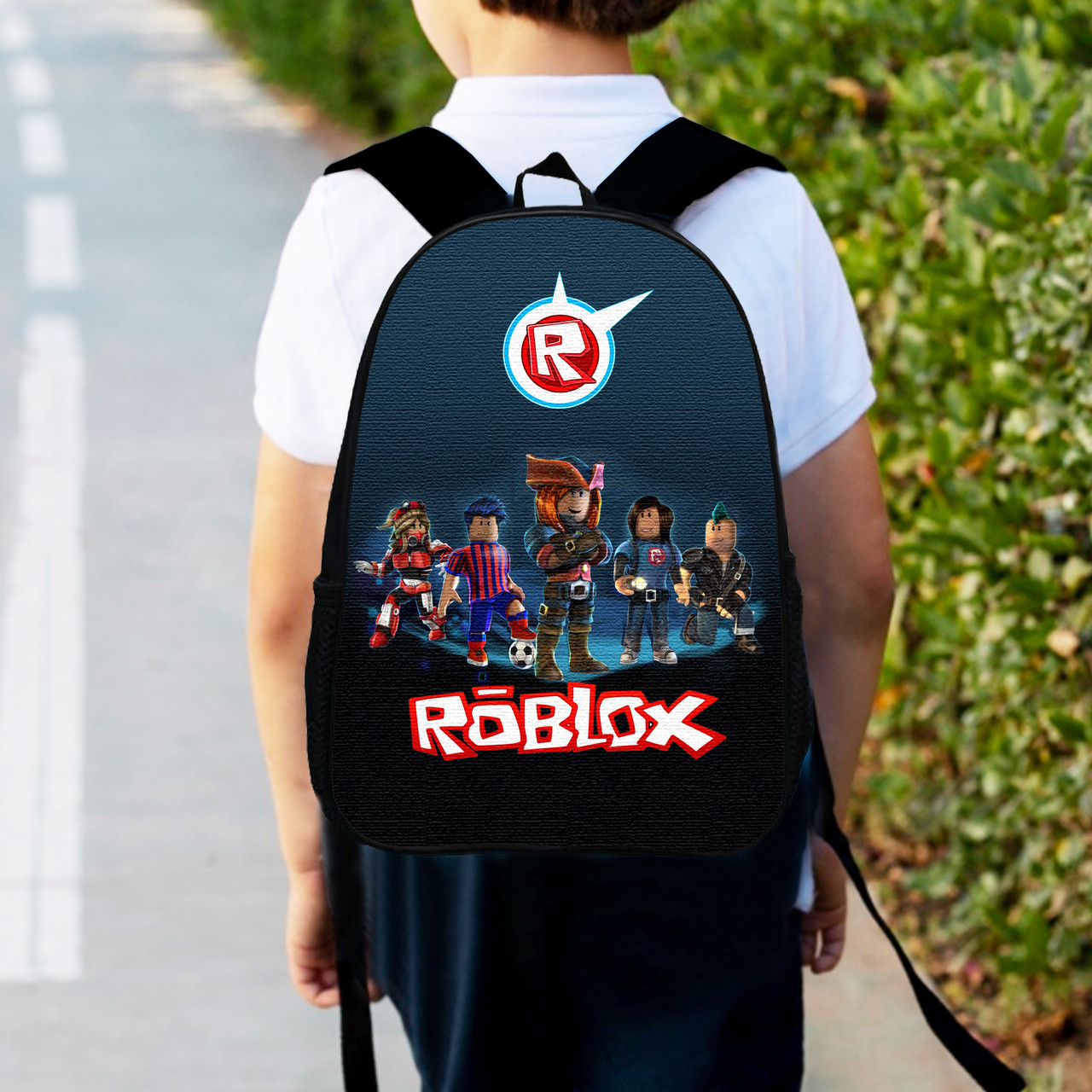 Дитячий рюкзак Roblox 34х27х13 см, водостійкий, різнокольоровий — арт. 2342422602