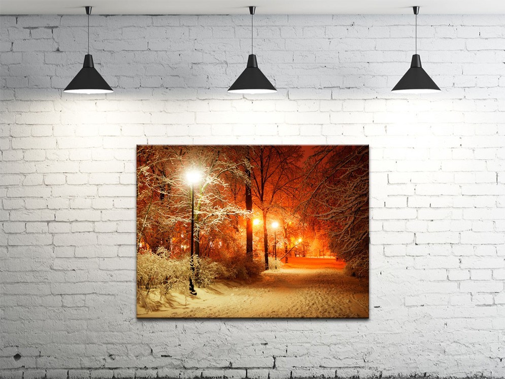 Картина на холсте ProfART S4560-g514 60 x 45 см Зимний вечер (hub_Emmu98417)