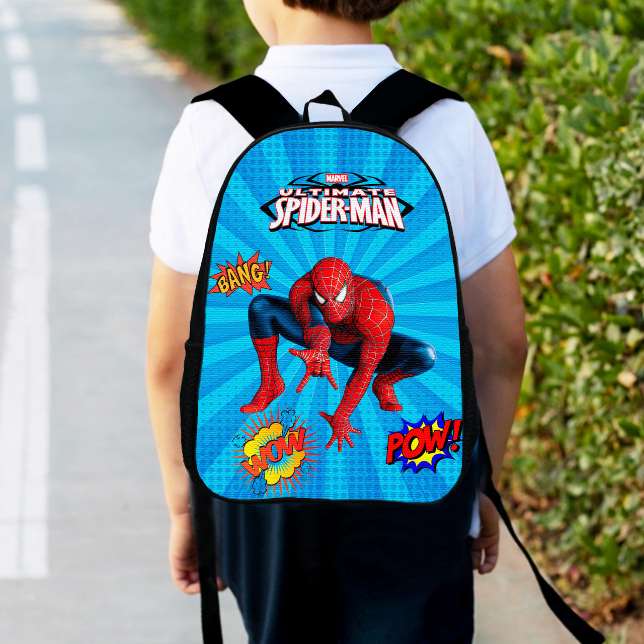 Дитячий рюкзак Spiderman 34х27х13 см, водостійкий, багатоколірний