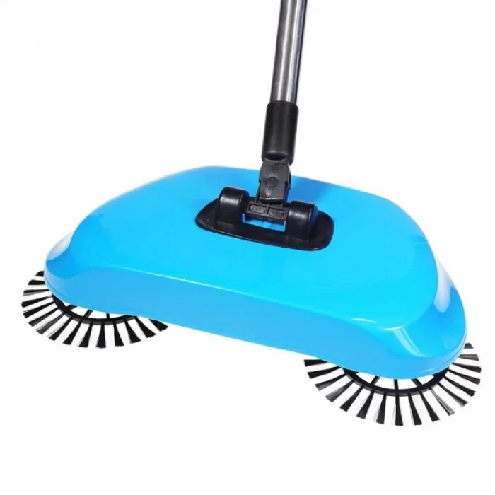 Вращающийся веник-щетка Sweep Drag All-In-One 120 см Blue
