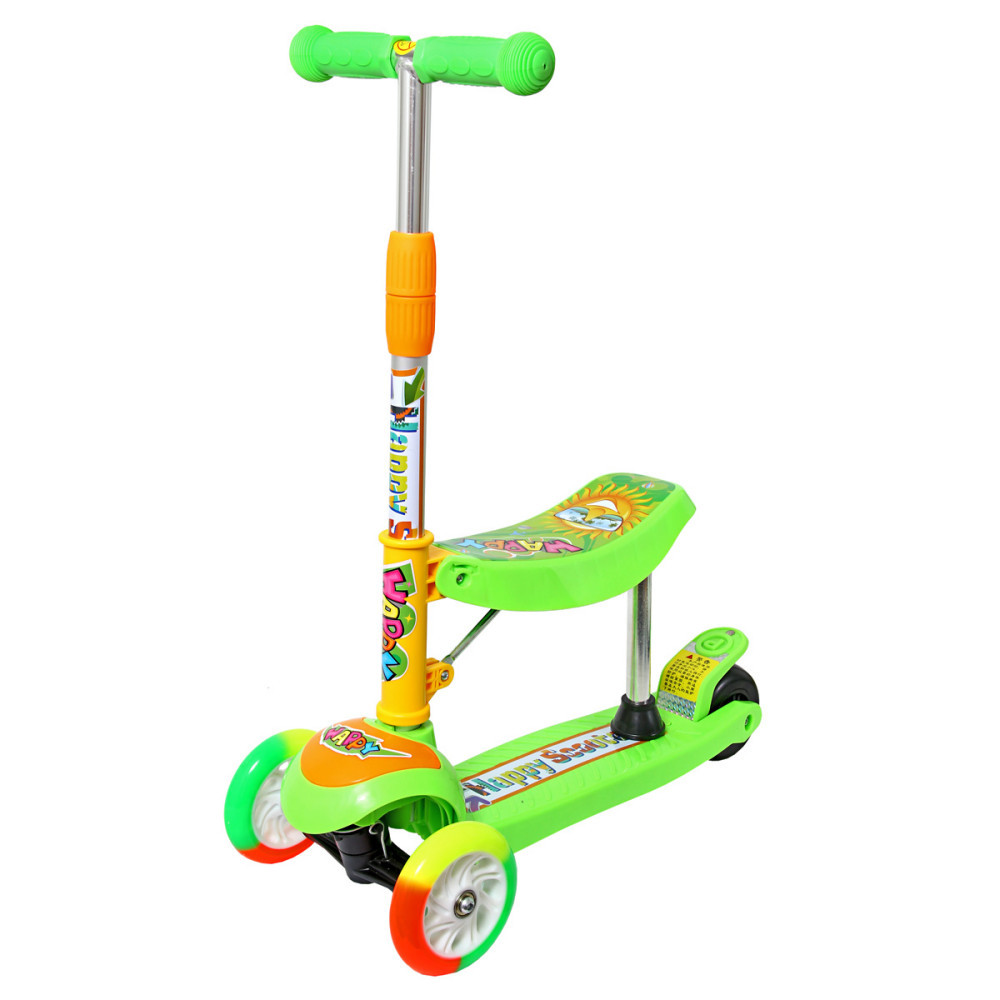 Трехколесный самокат 3 в 1 Maxi Scooter JR 3-045 Green (gr007064)