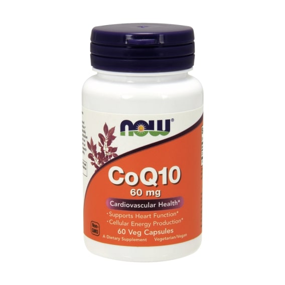 Коэнзим NOW Foods CoQ10 60 mg 60 Veg Caps