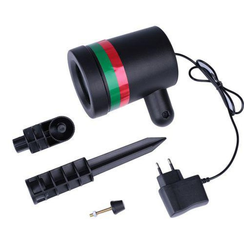 Вуличний лазерний проектор Star Shower 8001 Чорний (47211)