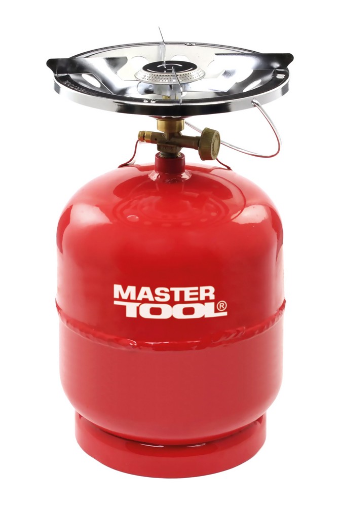 Комплект газовый кемпинг MASTERTOOL GM Турист с пьезоподжигом баллон 8 л (44-5106)