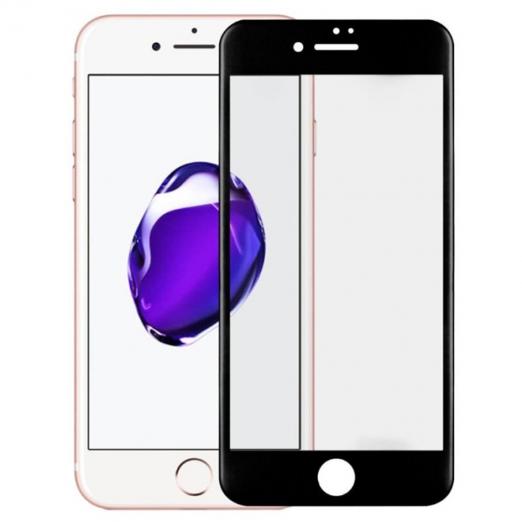 Защитное стекло Full Glue Full Screen Glass для Apple iPhone 8 Black (PG-000605)